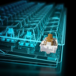 Buy Sharkoon SKILLER SGK50S4 Gaming Keyboard - SGK50S4 - Black-Brown, DE layout in Cyprus, Nicosia, Limassol, Larnaka, Pafos