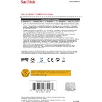 STICK 64GB USB 2.0 SanDisk Cruzer Glide - Black - 64GB USB Flash Drive — Buy in Cyprus with Fast Delivery