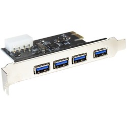 Buy LogiLink 4-Port USB 3.0 PCIe Expansion Card in Cyprus, Nicosia, Limassol, Larnaka, Pafos