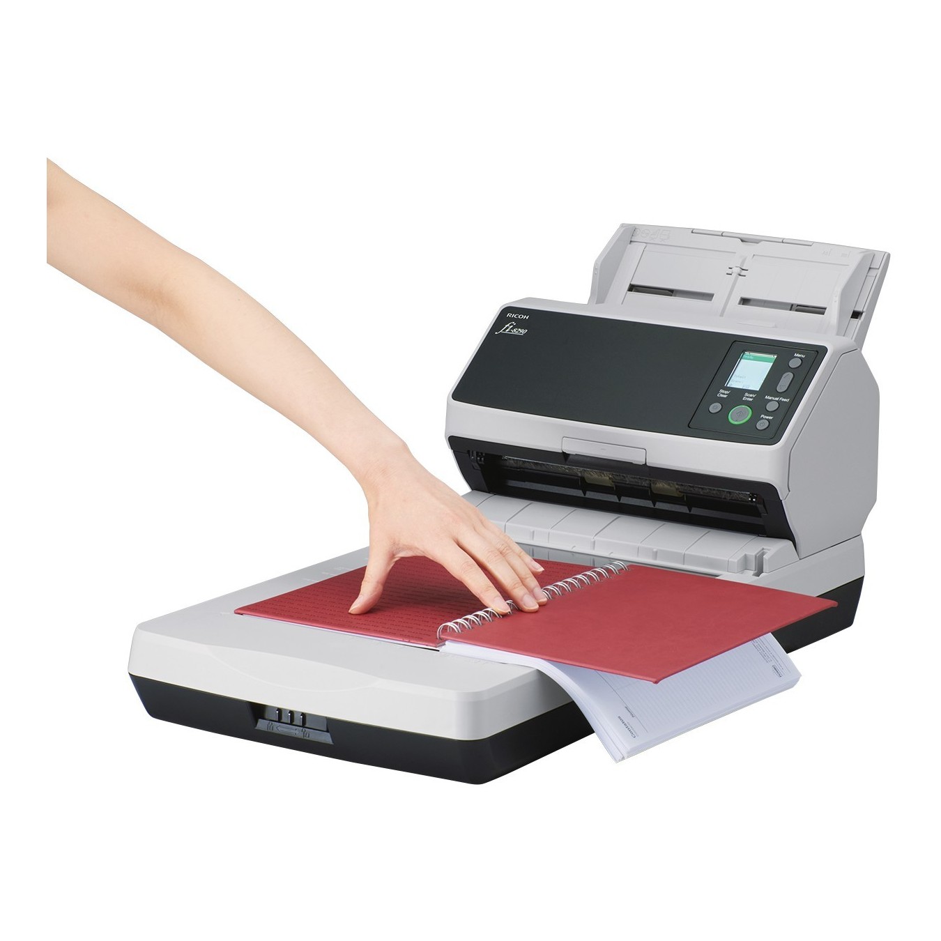 Fujitsu fi-8290 Document Scanner with Flatbed Unit - fi-8290 - Duplex ADF, USB 3.2, Ethernet