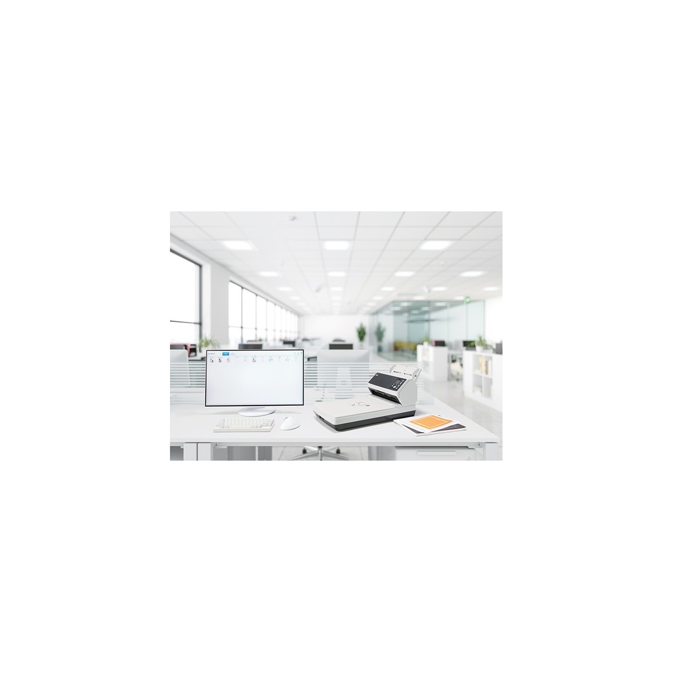Fujitsu fi-8290 Document Scanner with Flatbed Unit - fi-8290 - Duplex ADF, USB 3.2, Ethernet