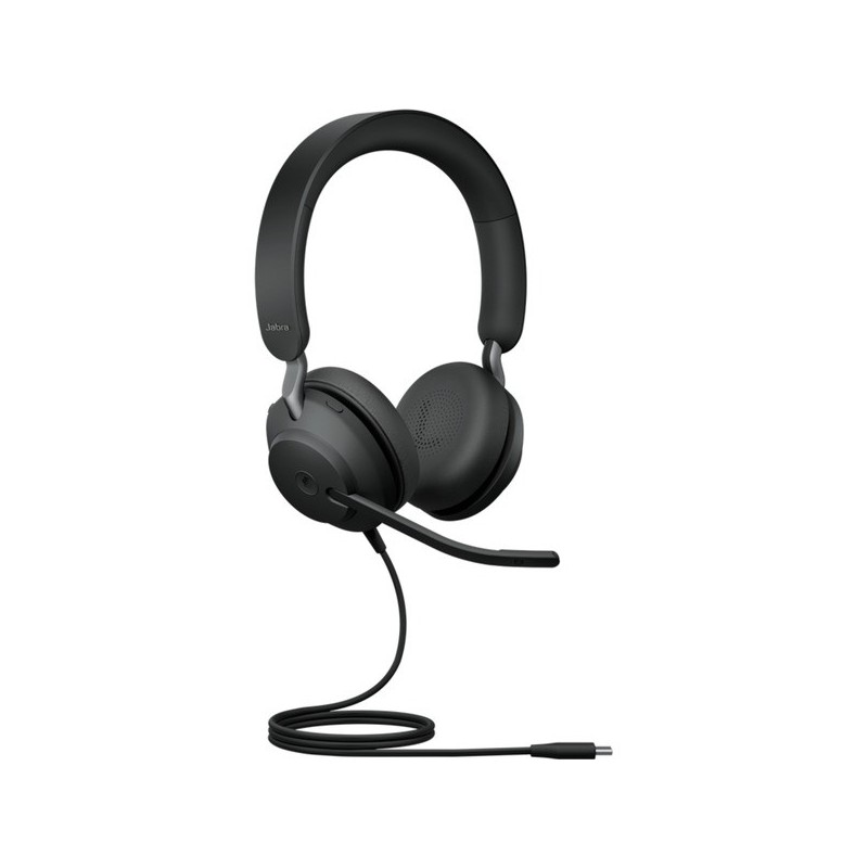 Buy Jabra Evolve2 40 SE MS Stereo On-Ear - PC/Teams Headset (Stereo, On-Ear, USB) in Cyprus, Nicosia, Limassol, Larnaka, Pafos