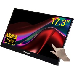 Buy Verbatim Portable Touchscreen Monitor - PMT-17 - 17.3" FullHD in Cyprus, Nicosia, Limassol, Larnaka, Pafos