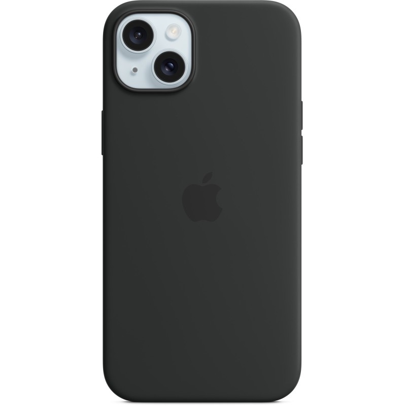 Buy Apple iPhone 15 Plus Silicone Case with MagSafe - Black - Slim in Cyprus, Nicosia, Limassol, Larnaka, Pafos