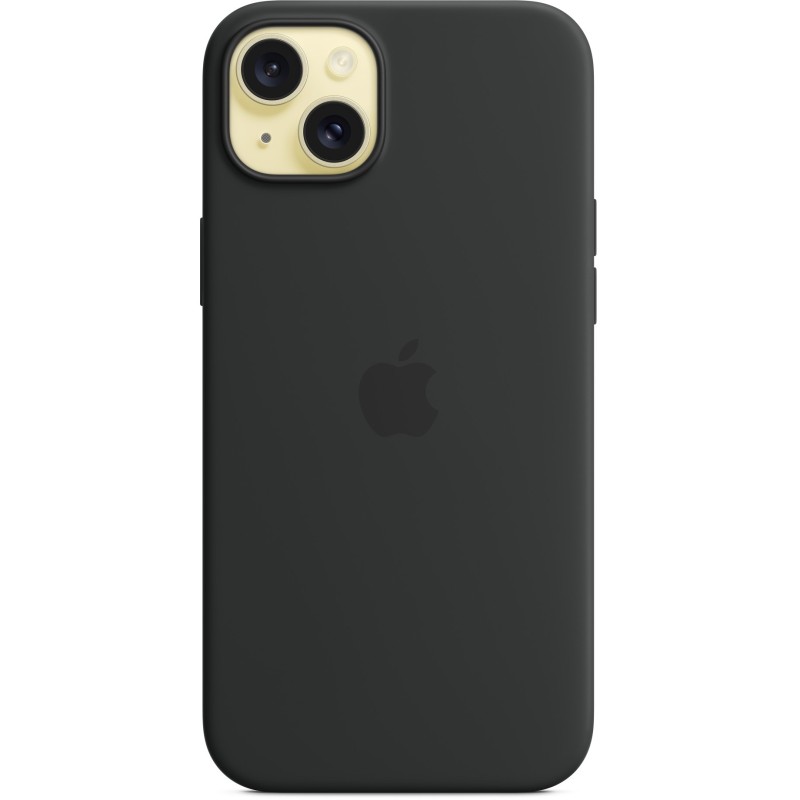 Buy Apple iPhone 15 Plus Silicone Case with MagSafe - Black - Slim in Cyprus, Nicosia, Limassol, Larnaka, Pafos
