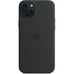 Buy Apple iPhone 15 Plus Silicone Case with MagSafe - Black - Slim in Cyprus, Nicosia, Limassol, Larnaka, Pafos