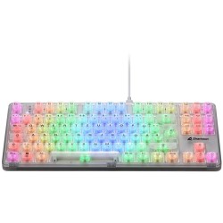 Buy Sharkoon Crystal Shark White DE Gaming Keyboard - Characteristics (White) in Cyprus, Nicosia, Limassol, Larnaka, Pafos