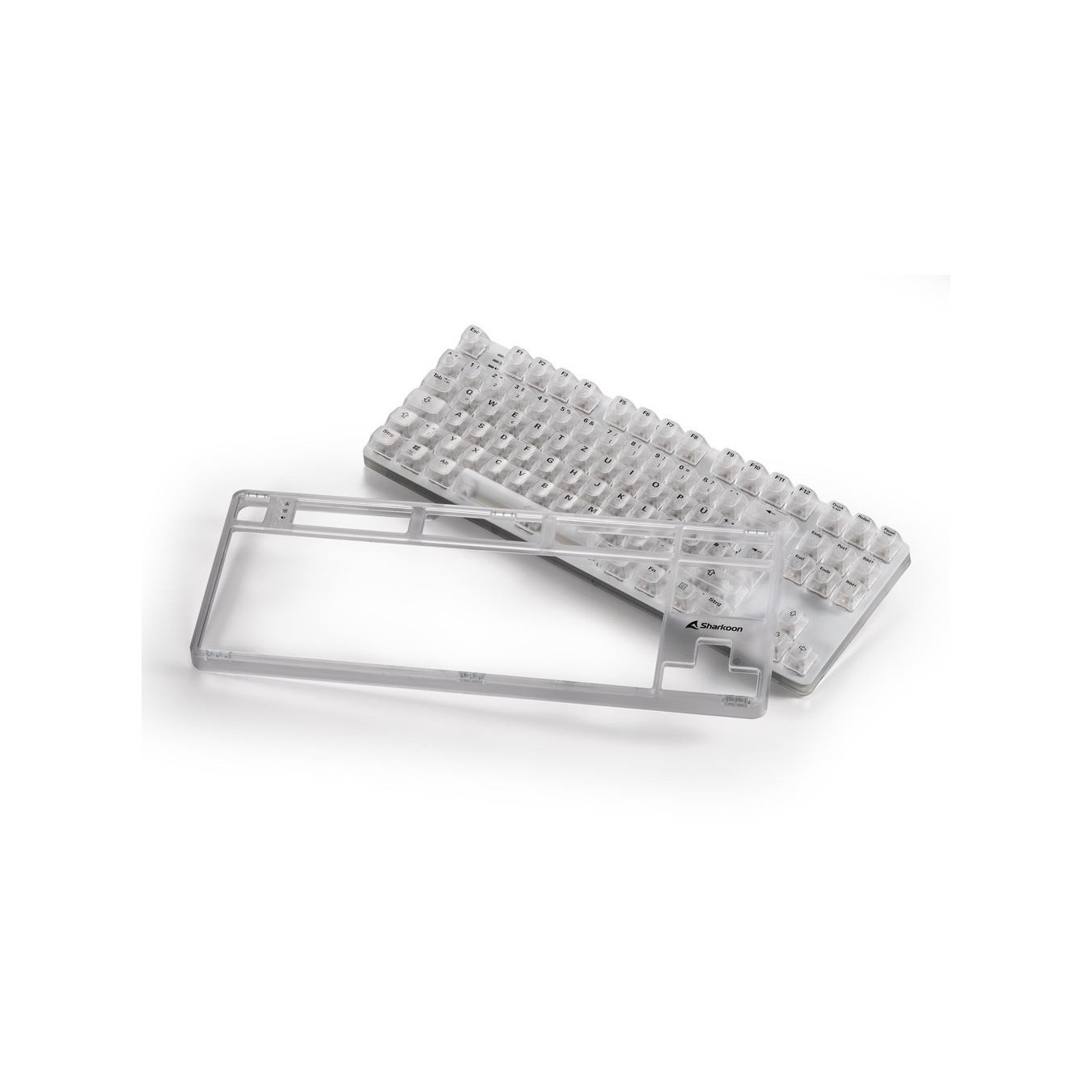 Sharkoon Crystal Shark White DE Gaming Keyboard - Characteristics (White) — Buy in Cyprus with Fast Delivery