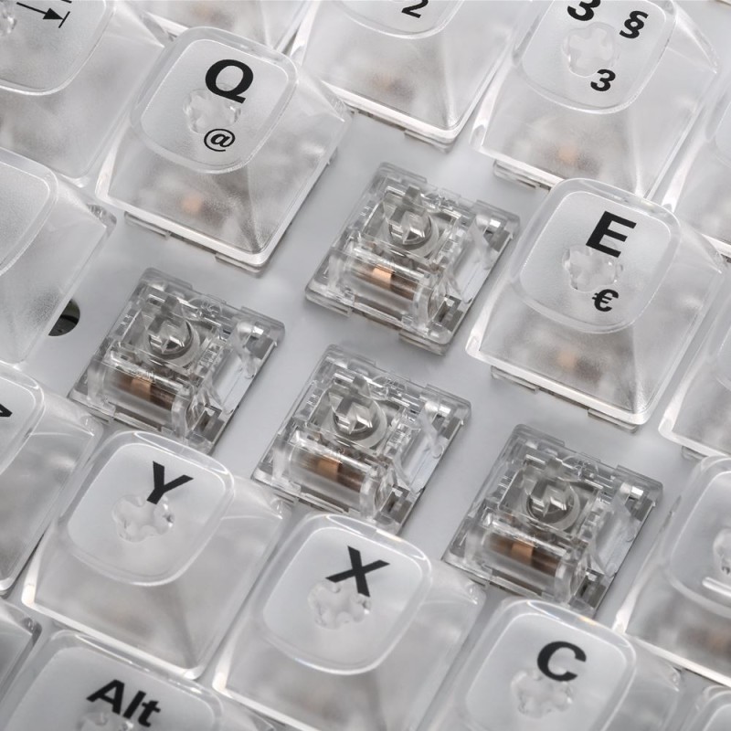 Buy Sharkoon Crystal Shark White DE Gaming Keyboard - Characteristics (White) in Cyprus, Nicosia, Limassol, Larnaka, Pafos