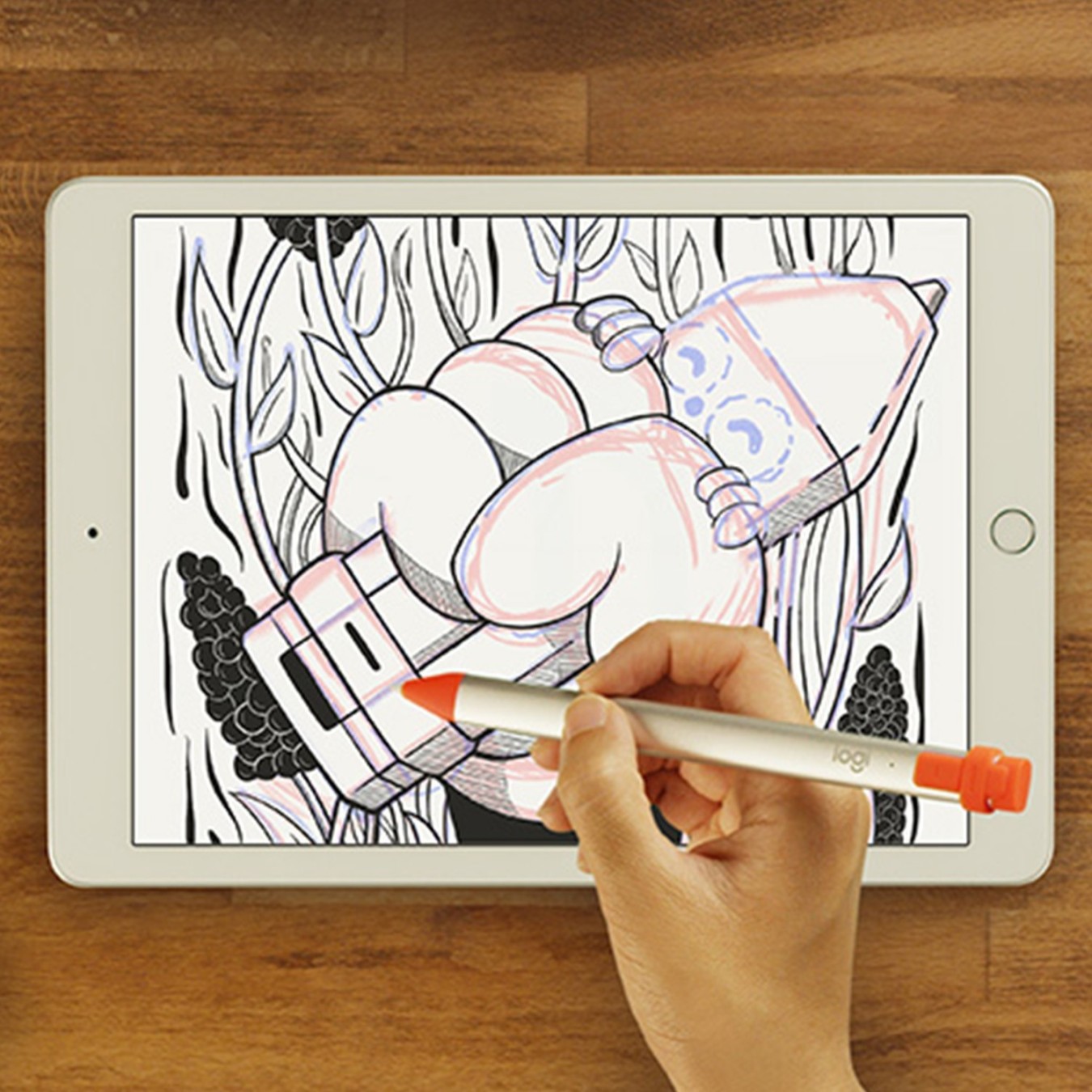 Logitech Crayon - Intense Sorbet — Buy in Cyprus with Fast Delivery