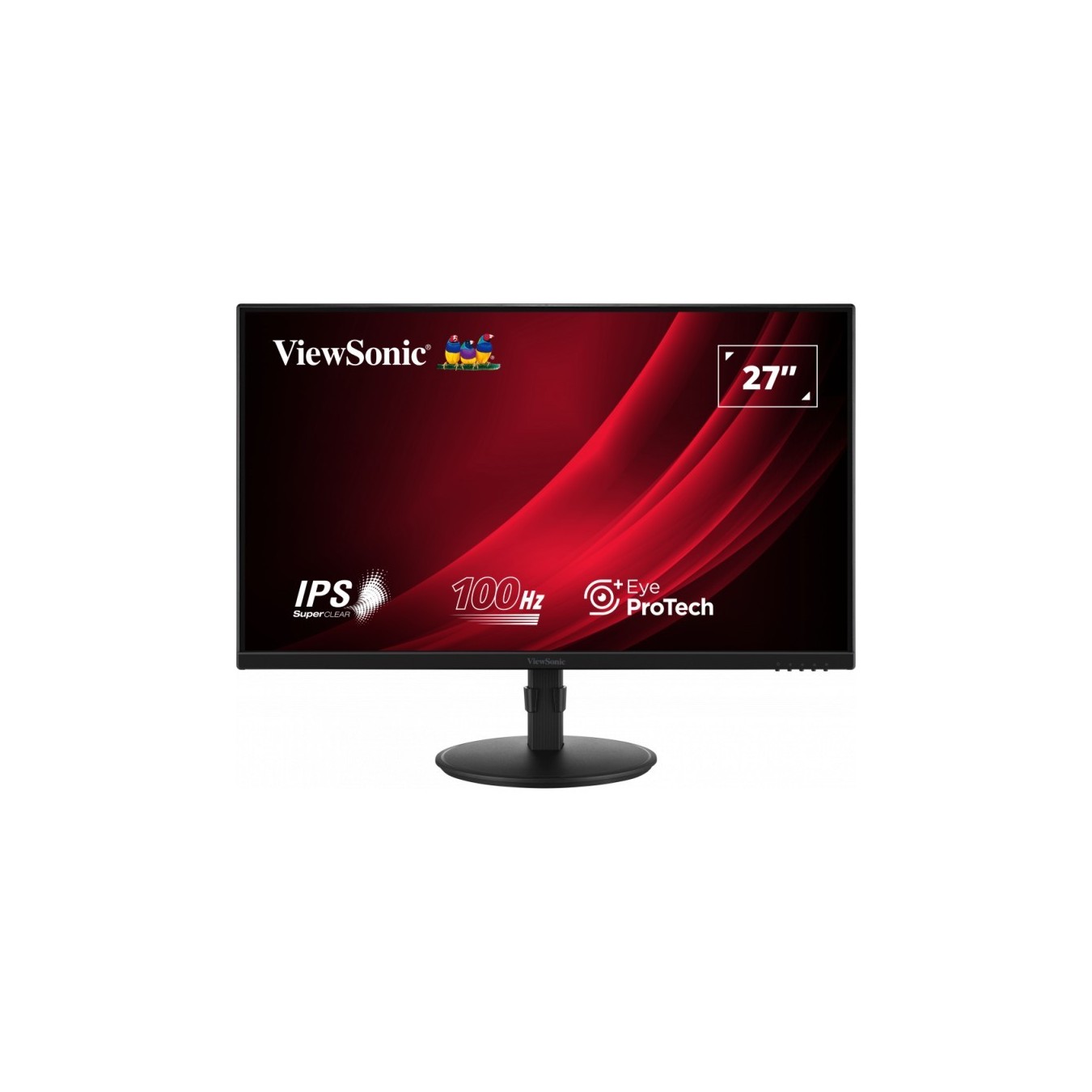 ViewSonic Monitor - VG2708A - 27-inch FHD, 100Hz, Pivot stand, HDMI DP VGA — Buy in Cyprus with Fast Delivery