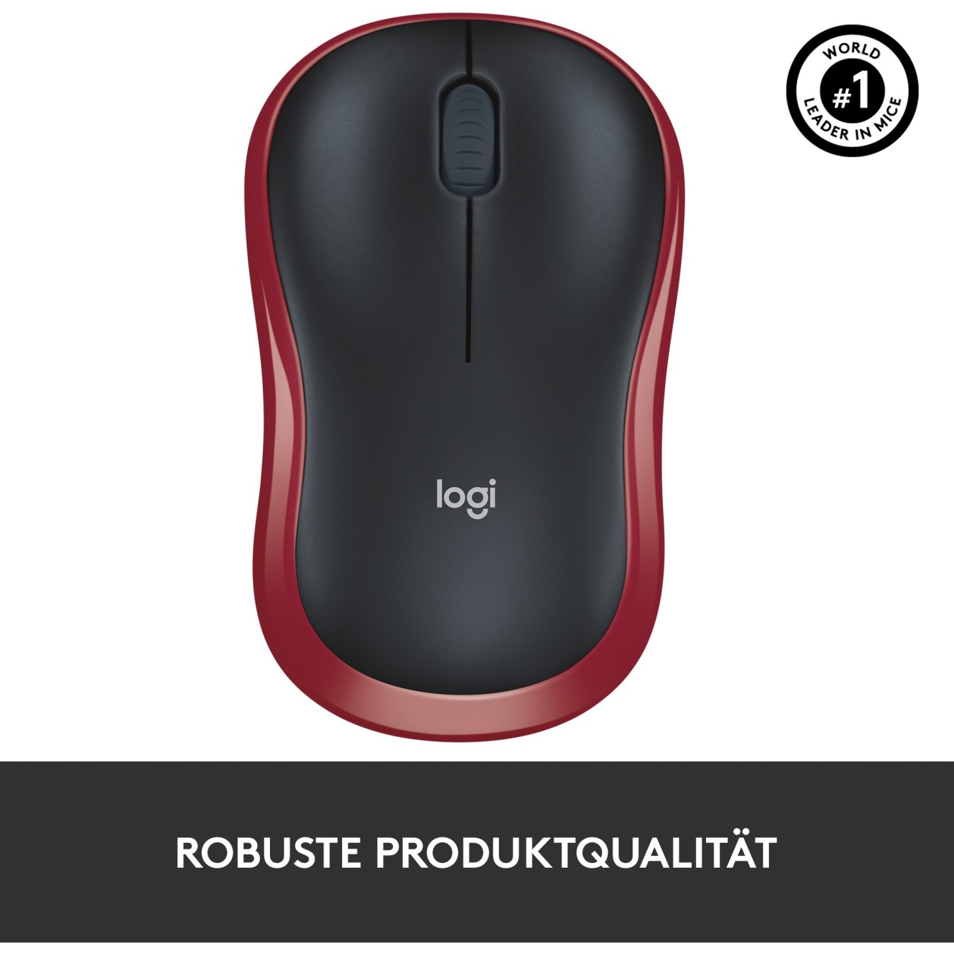 Logitech M185 Wireless Mouse - M185 - Red — Buy in Cyprus with Fast Delivery