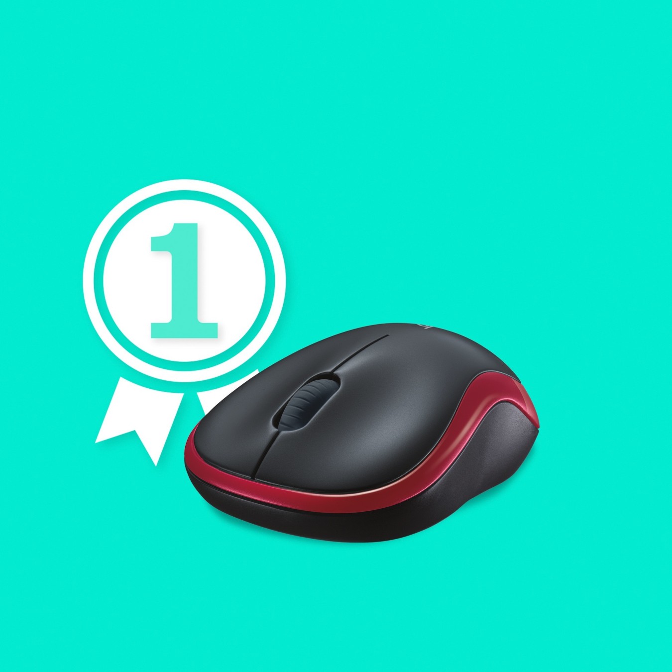 Logitech M185 Wireless Mouse - M185 - Red — Buy in Cyprus with Fast Delivery