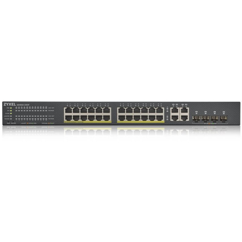 Buy ZyXEL GS1920 RM M POE+ V2 - GS1920RM-M - 24+4P, Gigabit, Rackmount in Cyprus, Nicosia, Limassol, Larnaka, Pafos