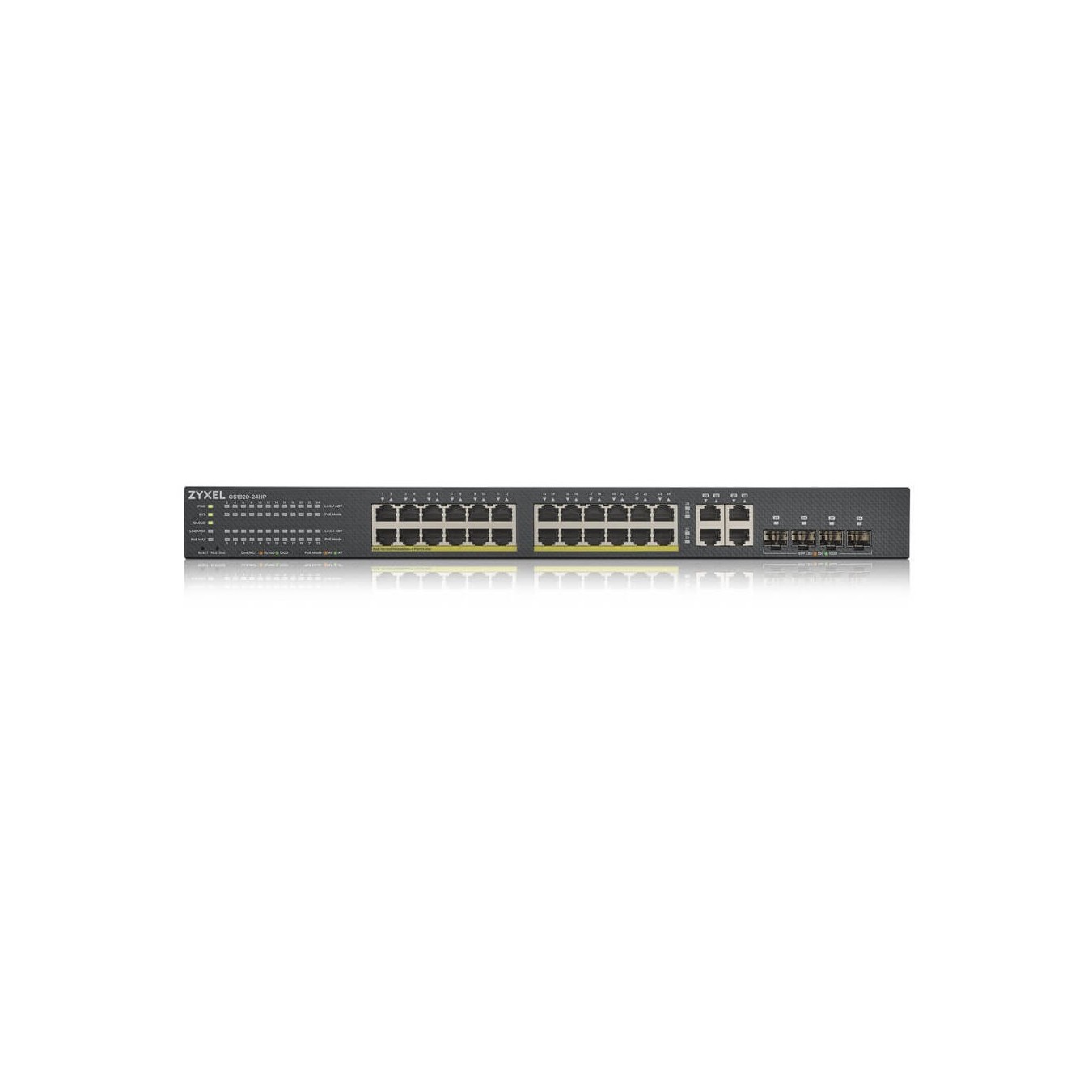 ZyXEL GS1920 RM M POE+ V2 - GS1920RM-M - 24+4P, Gigabit, Rackmount — Buy in Cyprus with Fast Delivery