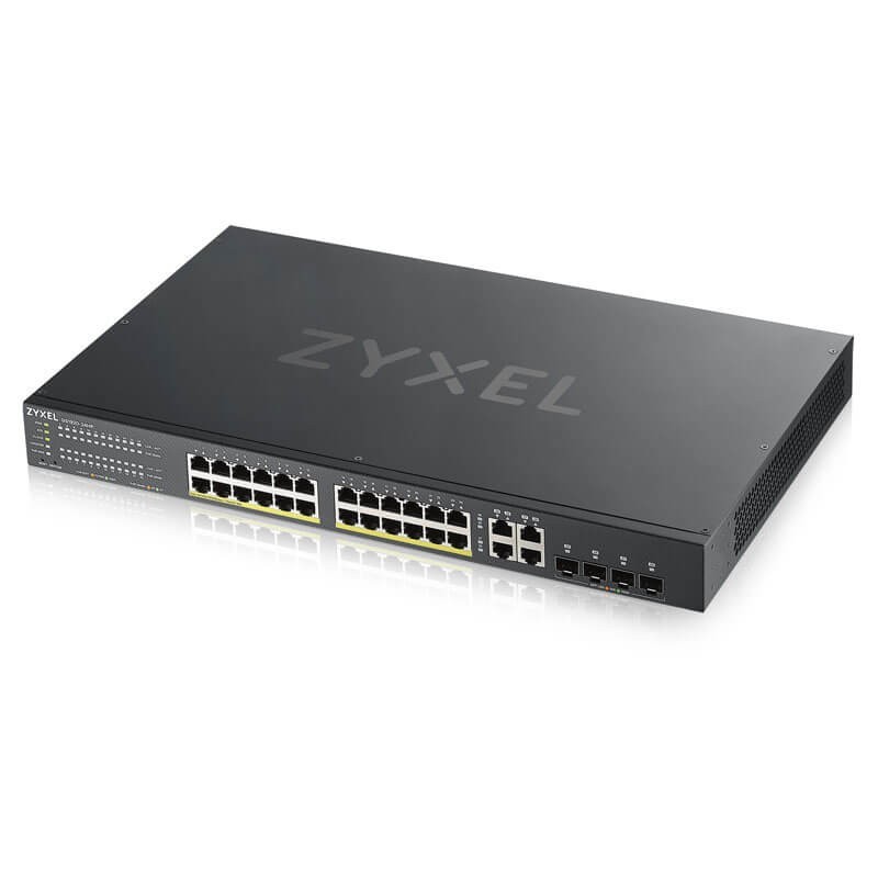 Buy ZyXEL GS1920 RM M POE+ V2 - GS1920RM-M - 24+4P, Gigabit, Rackmount in Cyprus, Nicosia, Limassol, Larnaka, Pafos
