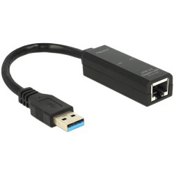Buy DeLock USB 3.0 to Gigabit LAN (ST-BU) Adapter Black - ST-BU - USB 3.0, Gigab... in Cyprus, Nicosia, Limassol, Larnaka, Pafos