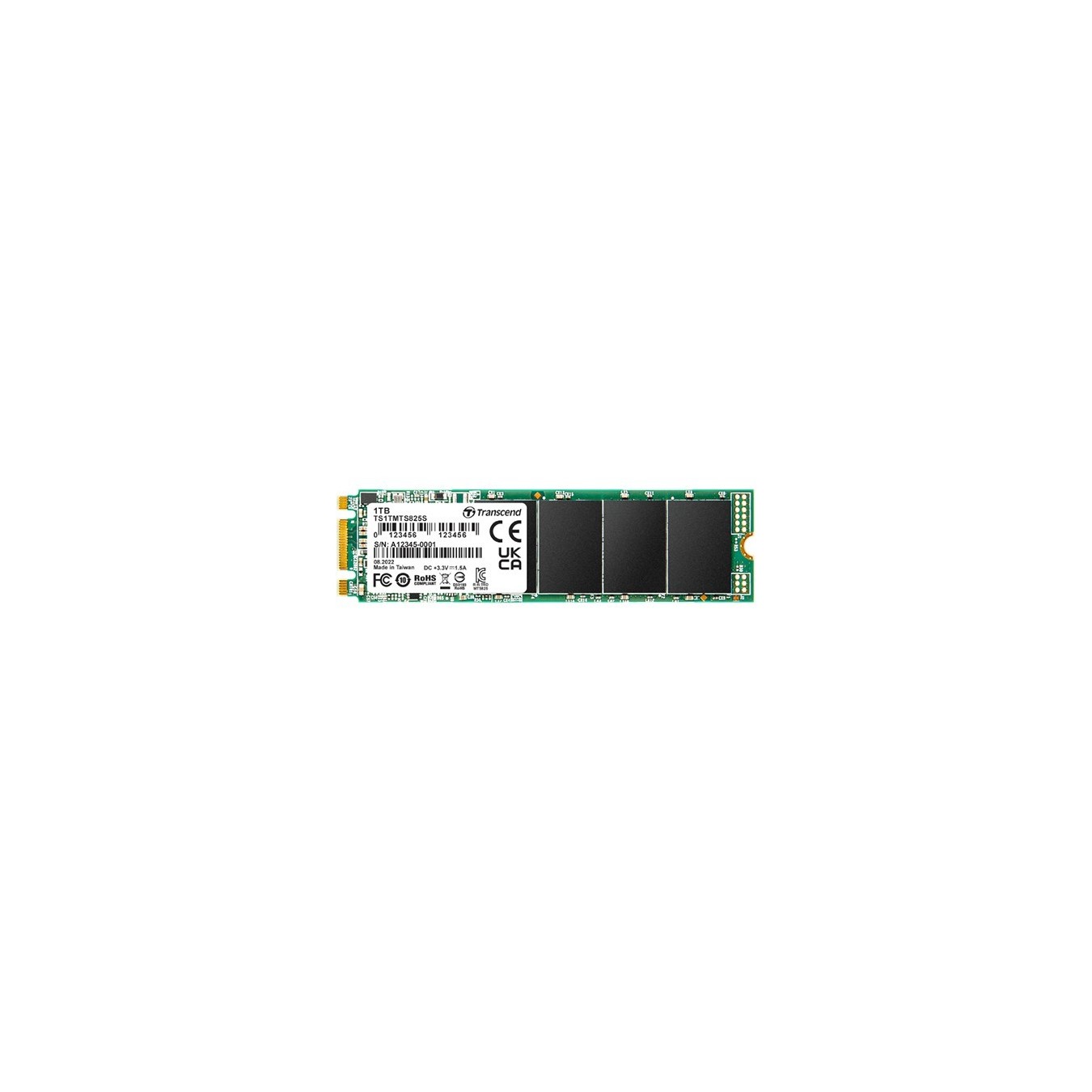 TRANSCEND 1TB M.2 2280 SSD SATA3 B+M Key TLC - SATA3, M.2 2280, B+M Key, TLC — Buy in Cyprus with Fast Delivery