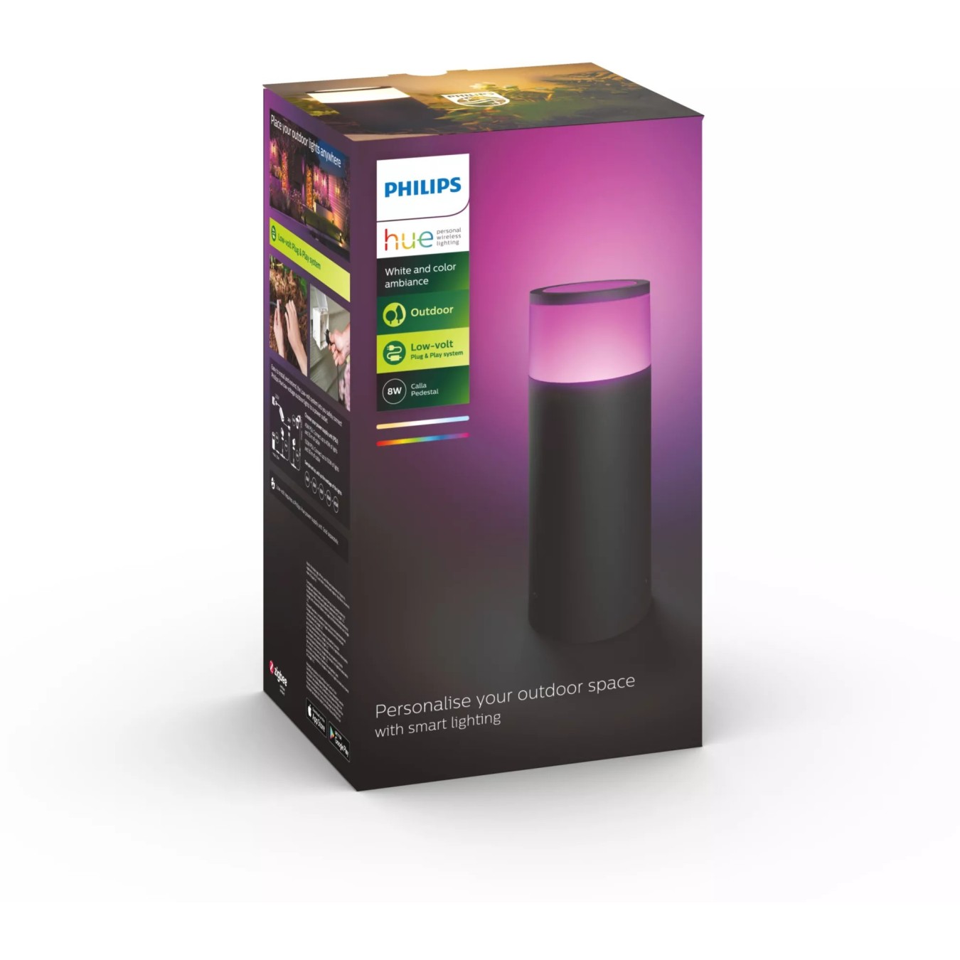 Philips Hue White & Color Ambience Calla Lamp - (Color: Black) — Buy in Cyprus with Fast Delivery