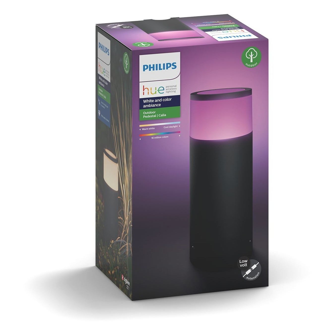 Philips Hue White & Color Ambience Calla Lamp - (Color: Black) — Buy in Cyprus with Fast Delivery