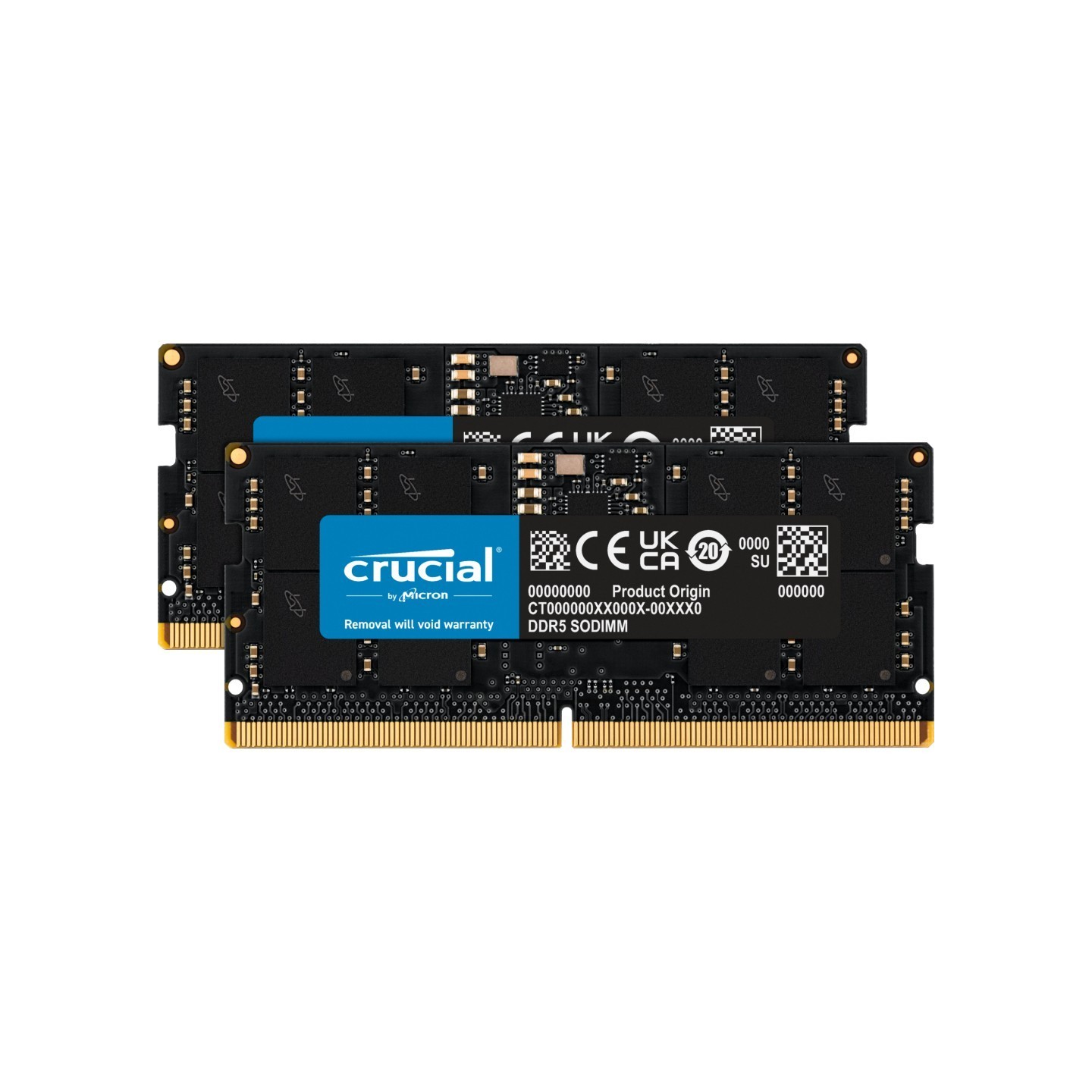 Crucial 32GB (2x16GB) DDR5-4800 CL40 SODIMM Kit CT2K16G48C40S5 (Boxed) — Buy in Cyprus with Fast Delivery
