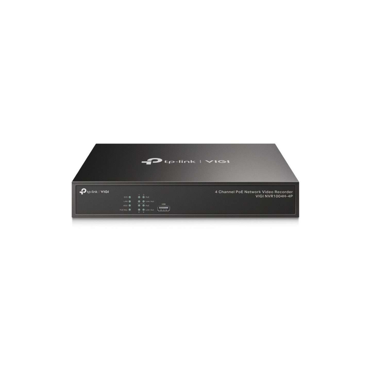 TP-Link Omada IPCam VIGI NVR1004H-4P Channel PoE Video - NVR1004H-4P - 4-Channel PoE NVR, HDMI Output