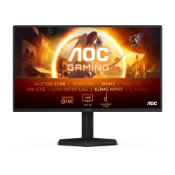 AOC 25G4SXU 24.5" FHD Fast IPS 310Hz Gaming Monitor - 2xHDMI 2.0 + DP1.4 (Boxed) — Buy in Cyprus with Fast Delivery