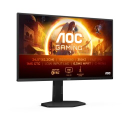 AOC 25G4SXU 24.5" FHD Fast IPS 310Hz Gaming Monitor - 2xHDMI 2.0 + DP1.4 (Boxed) — Buy in Cyprus with Fast Delivery