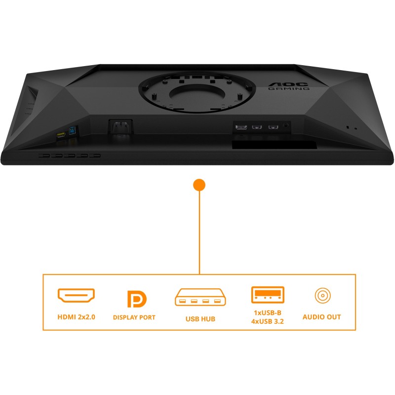 Buy AOC 25G4SXU - 24.5-inch Monitor - 2x HDMI + DP - Black/Gray in Cyprus, Nicosia, Limassol, Larnaka, Pafos