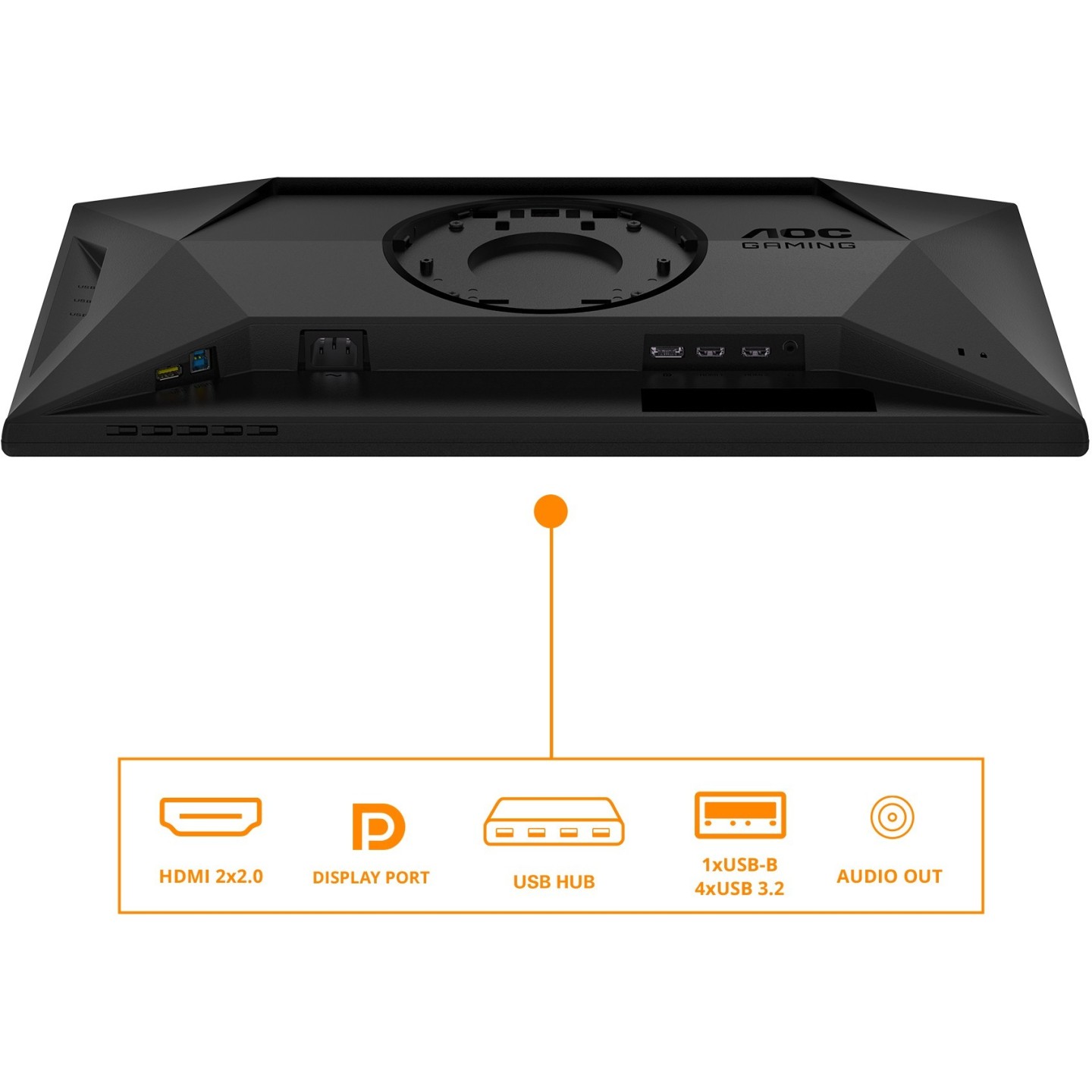 AOC 25G4SXU 24.5" FHD Fast IPS 310Hz Gaming Monitor - 2xHDMI 2.0 + DP1.4 (Boxed) — Buy in Cyprus with Fast Delivery