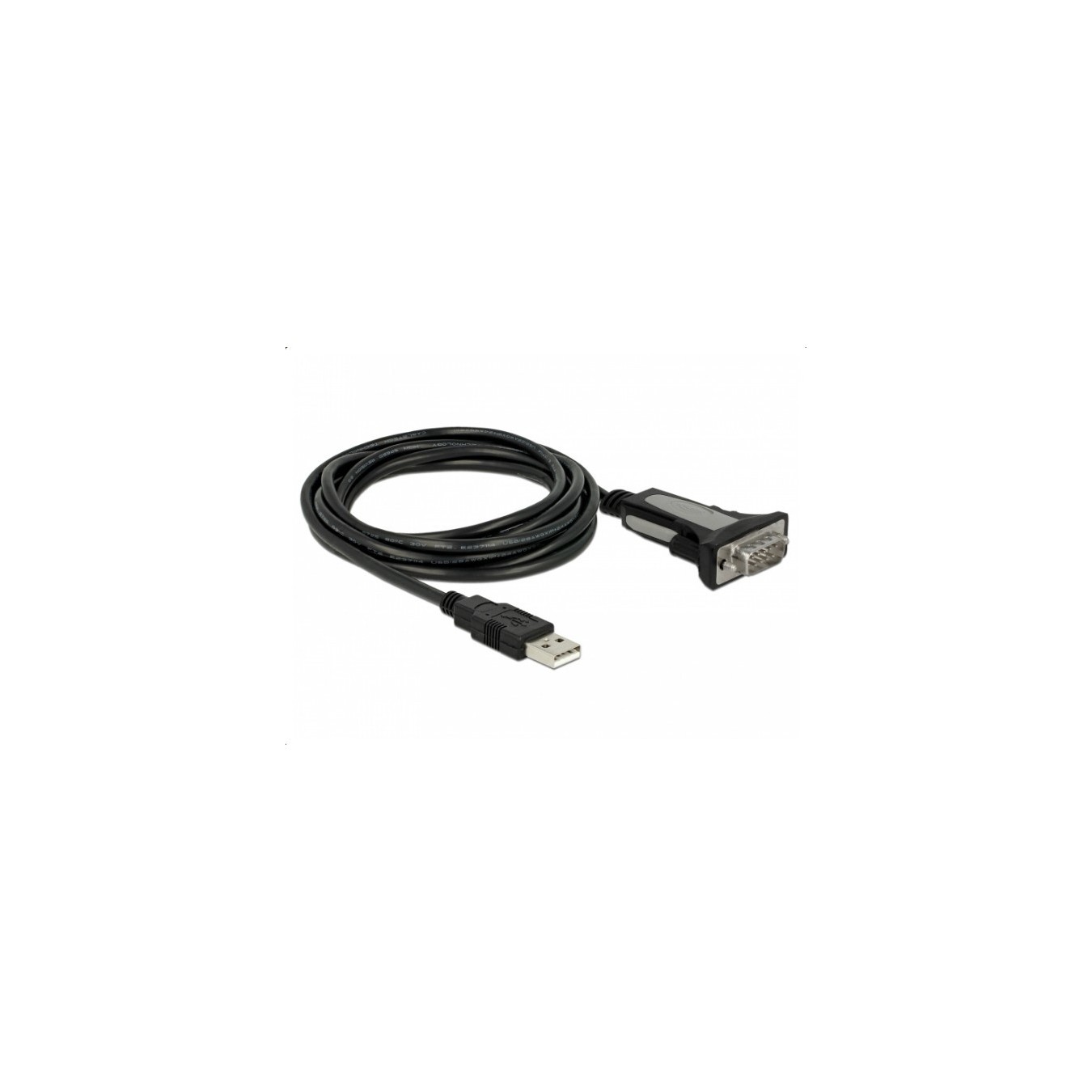 DELOCK USB 2.0 Type-A to Serial RS-232 DB9 Adapter - 3 m Cable — Buy in Cyprus with Fast Delivery