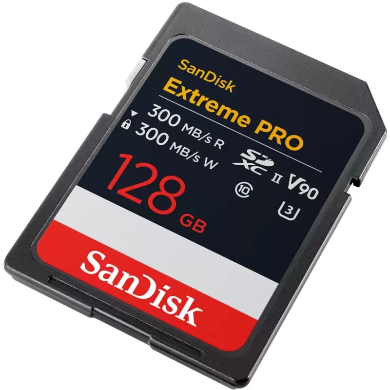 Buy SanDisk Extreme Pro 128GB SD Card - SDXC Memory Card in Cyprus, Nicosia, Limassol, Larnaka, Pafos