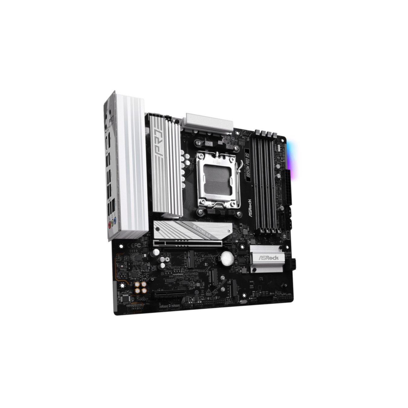 ASRock B850M Pro RS - B850M Pro RS - AM5 microATX, DDR5, 256GB, PCIe 5.0, HDMI 2.1, 2.5GbE, Black