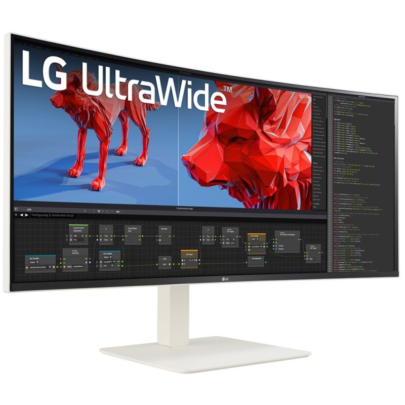 Buy LG 38BR85QC-W Ultrawide Curved IPS Monitor - 38BR85QC-W - (White, 38-inch, 2... in Cyprus, Nicosia, Limassol, Larnaka, Pafos