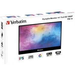 Buy Verbatim PM-14 Portable Monitor - PM-14 - 14-inch Full HD 1080p, Slim and Li... in Cyprus, Nicosia, Limassol, Larnaka, Pafos
