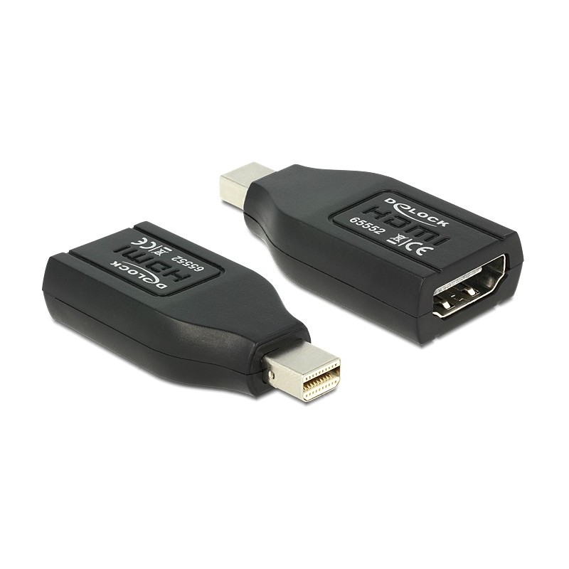 Buy DELOCK Mini DisplayPort 1.1 to HDMI Adapter - Black in Cyprus, Nicosia, Limassol, Larnaka, Pafos