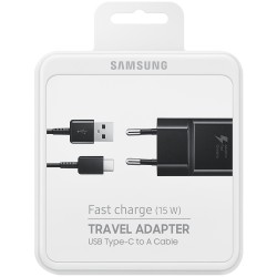 Buy Samsung 15W USB-C Fast Charger Power Adapter - Black, 1.5 m Cable in Cyprus, Nicosia, Limassol, Larnaka, Pafos