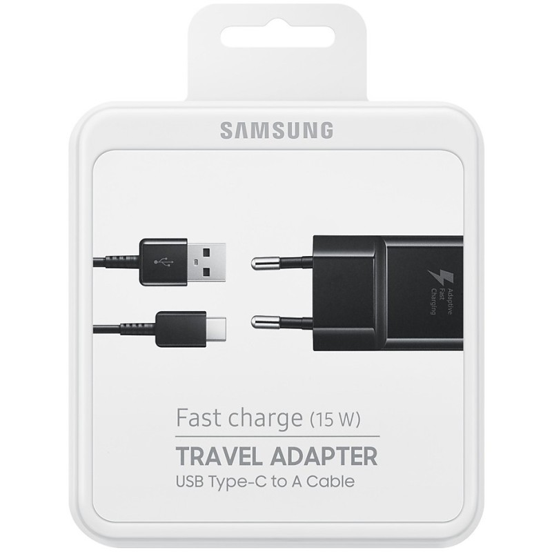 Buy Samsung 15W USB-C Fast Charger Power Adapter - Black, 1.5 m Cable in Cyprus, Nicosia, Limassol, Larnaka, Pafos