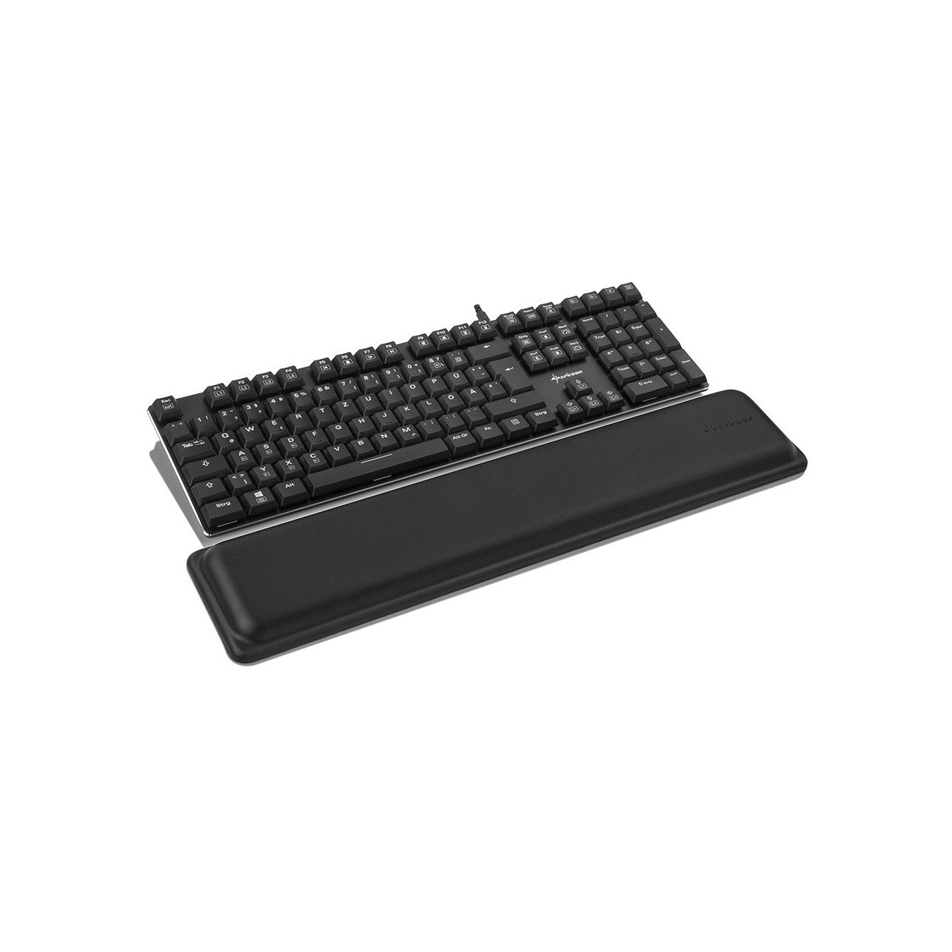 Sharkoon Keyboard Wrist Rest ELITE SHARK - WR200 - Fabric — Buy in Cyprus with Fast Delivery