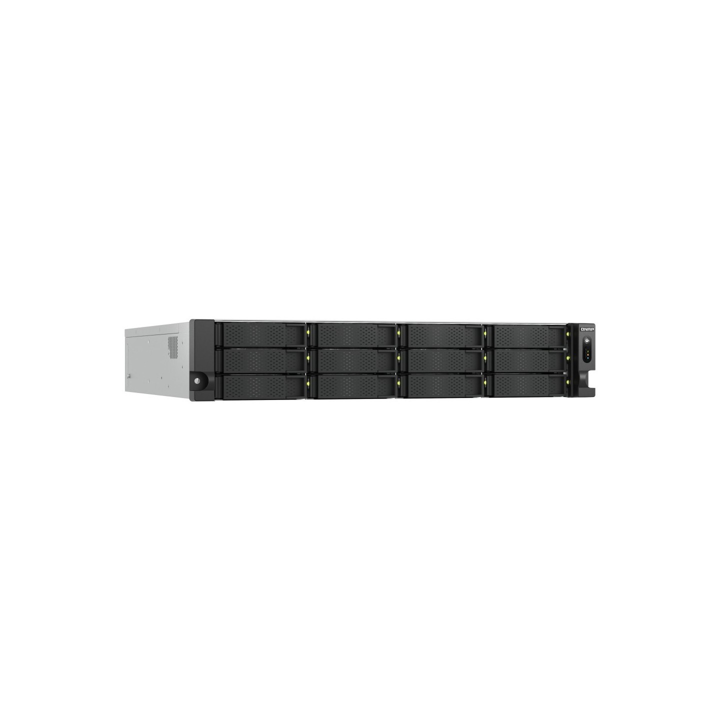 QNAP TS-h1277AXU-RP-R5-16G - TS-h1277AXU-RP-R5-16G - 2U NAS, Ryzen 5 Pro 7645, 6C/12T, 16GB DDR5, 12-bay, up to 5.1GHz