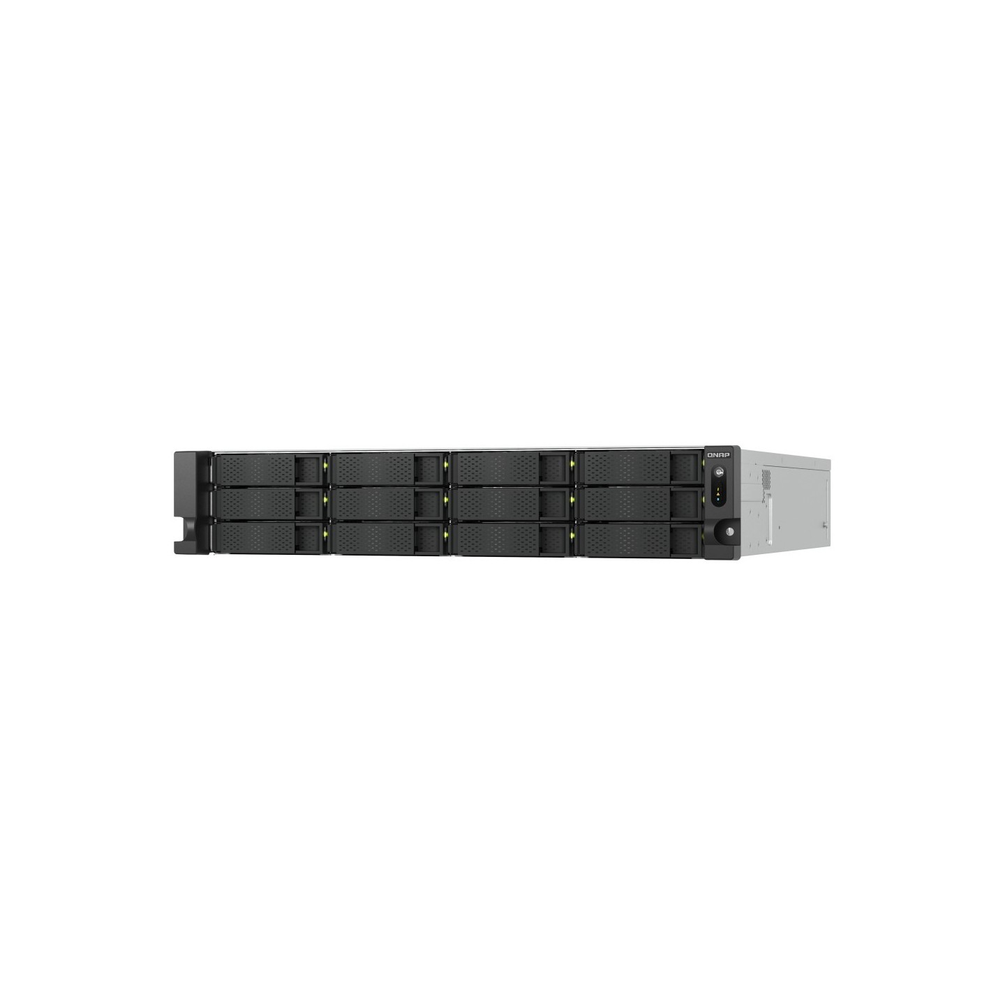 QNAP TS-h1277AXU-RP-R5-16G - TS-h1277AXU-RP-R5-16G - 2U NAS, Ryzen 5 Pro 7645, 6C/12T, 16GB DDR5, 12-bay, up to 5.1GHz