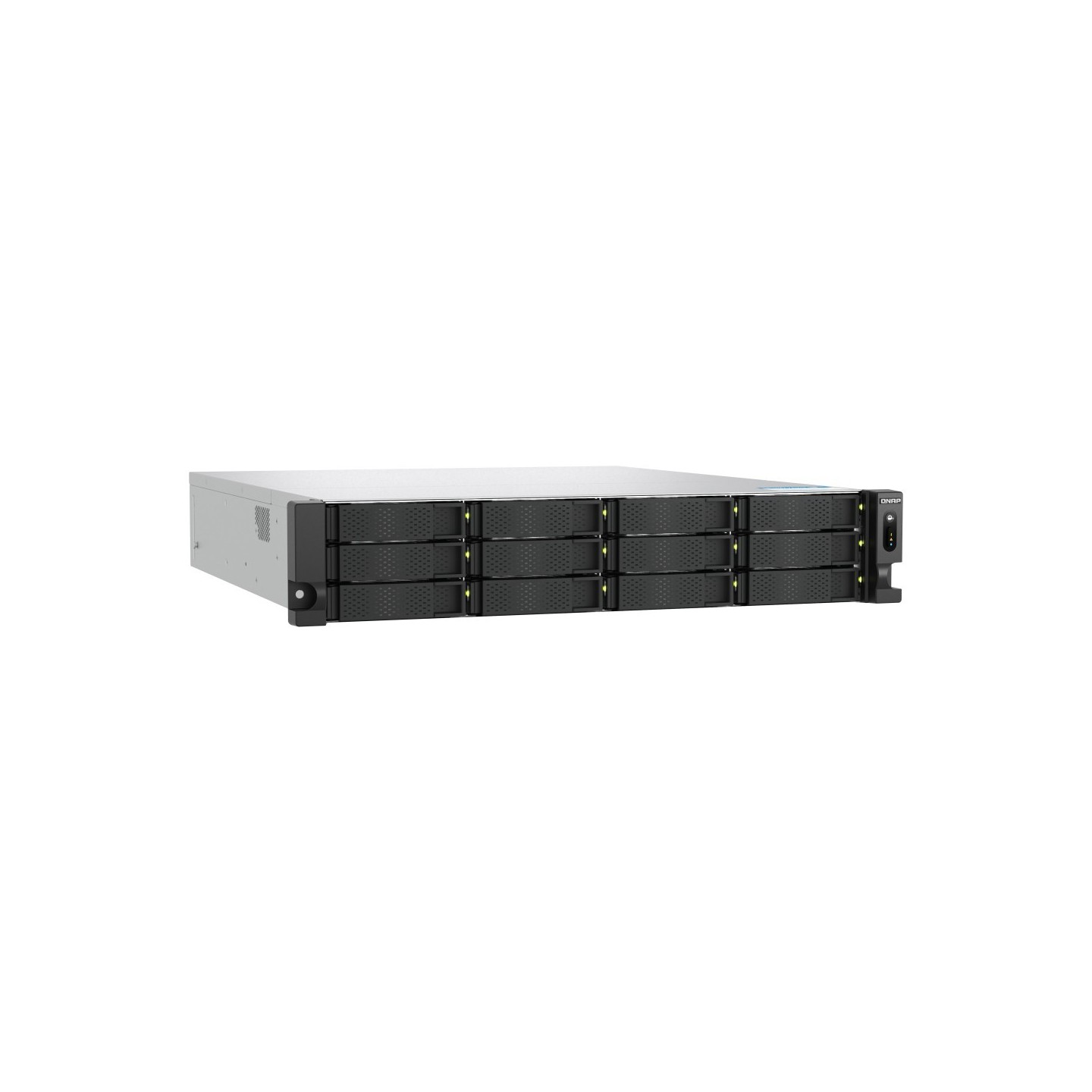 QNAP TS-h1277AXU-RP-R5-16G - TS-h1277AXU-RP-R5-16G - 2U NAS, Ryzen 5 Pro 7645, 6C/12T, 16GB DDR5, 12-bay, up to 5.1GHz