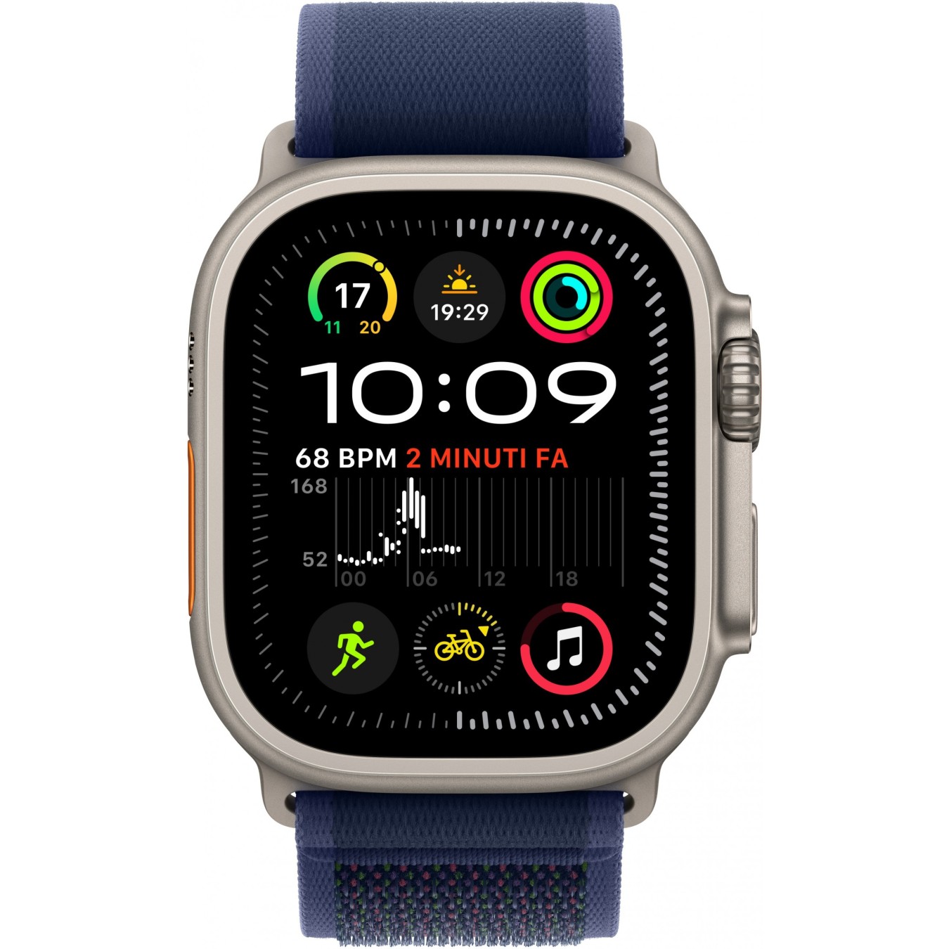 Apple Watch Ultra 2 GPS + Cellular 49mm Natural Titanium Case with Blue Trail Loop — Buy in Cyprus with Fast Delivery