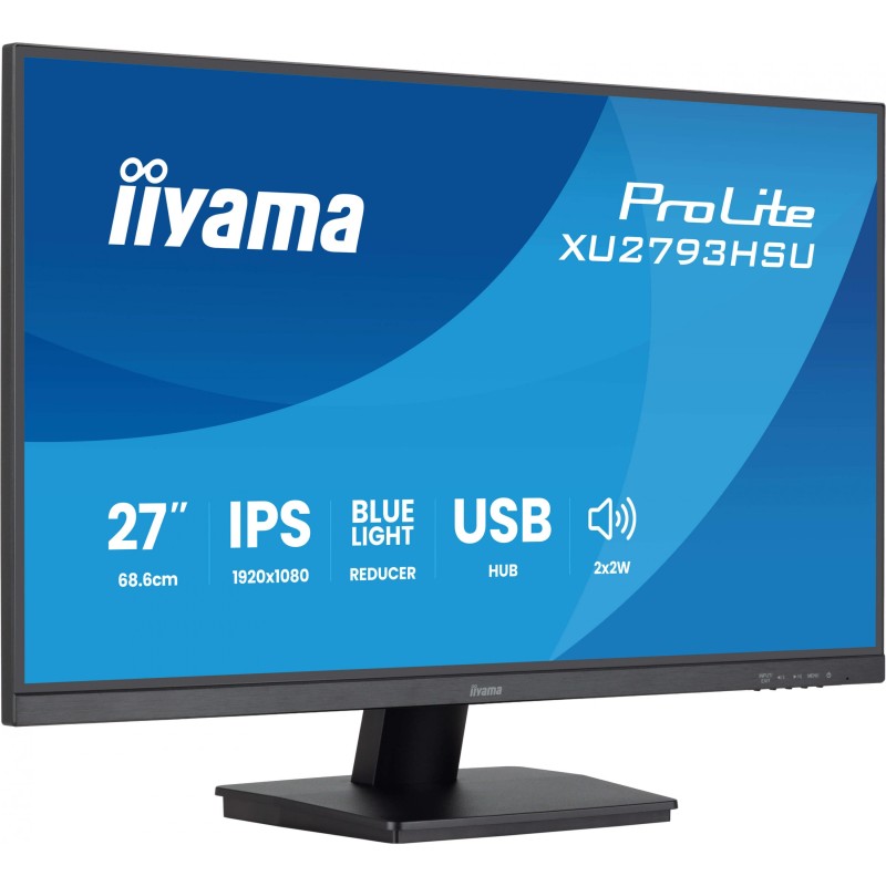 Buy TFT 27.0 68.6cm iiyama ProLite - XU2793HSU - Black, 16:9 in Cyprus, Nicosia, Limassol, Larnaka, Pafos