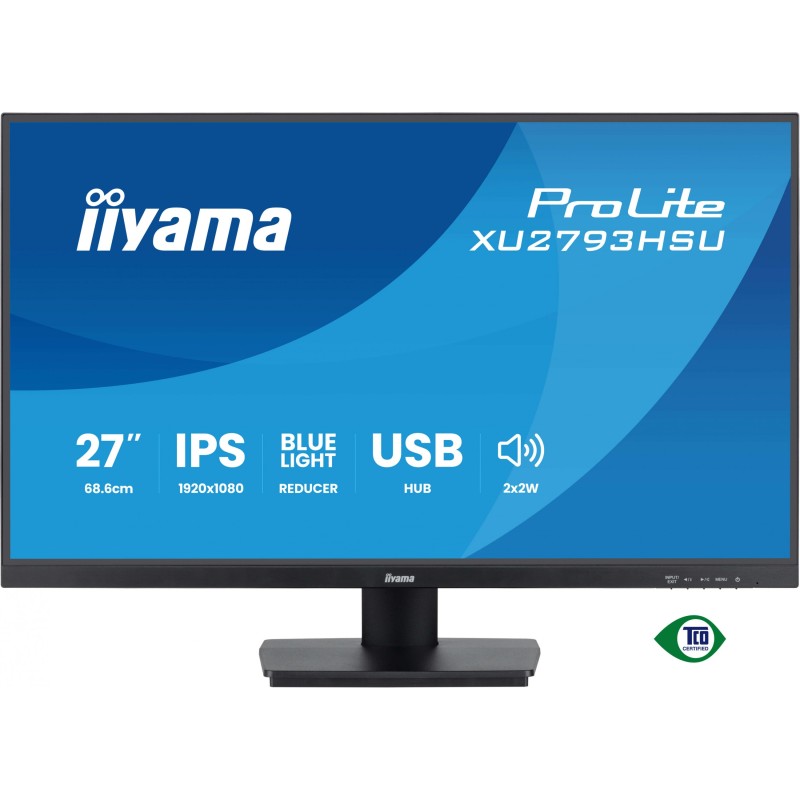 Buy TFT 27.0 68.6cm iiyama ProLite - XU2793HSU - Black, 16:9 in Cyprus, Nicosia, Limassol, Larnaka, Pafos