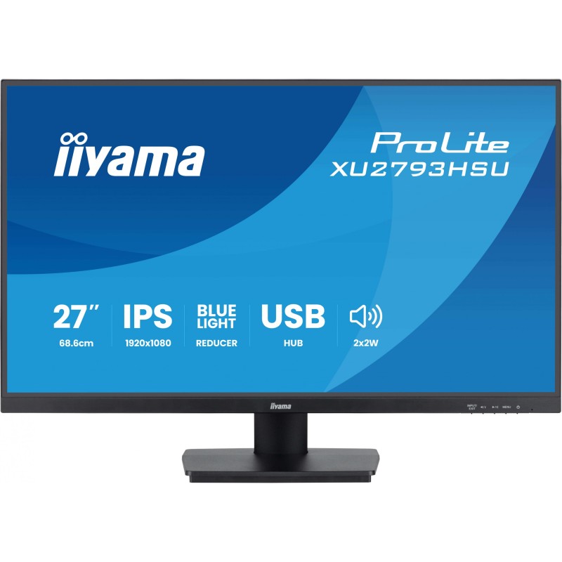 Buy TFT 27.0 68.6cm iiyama ProLite - XU2793HSU - Black, 16:9 in Cyprus, Nicosia, Limassol, Larnaka, Pafos