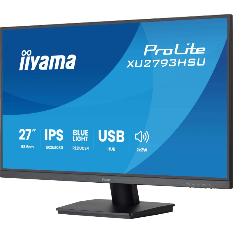 Buy TFT 27.0 68.6cm iiyama ProLite - XU2793HSU - Black, 16:9 in Cyprus, Nicosia, Limassol, Larnaka, Pafos