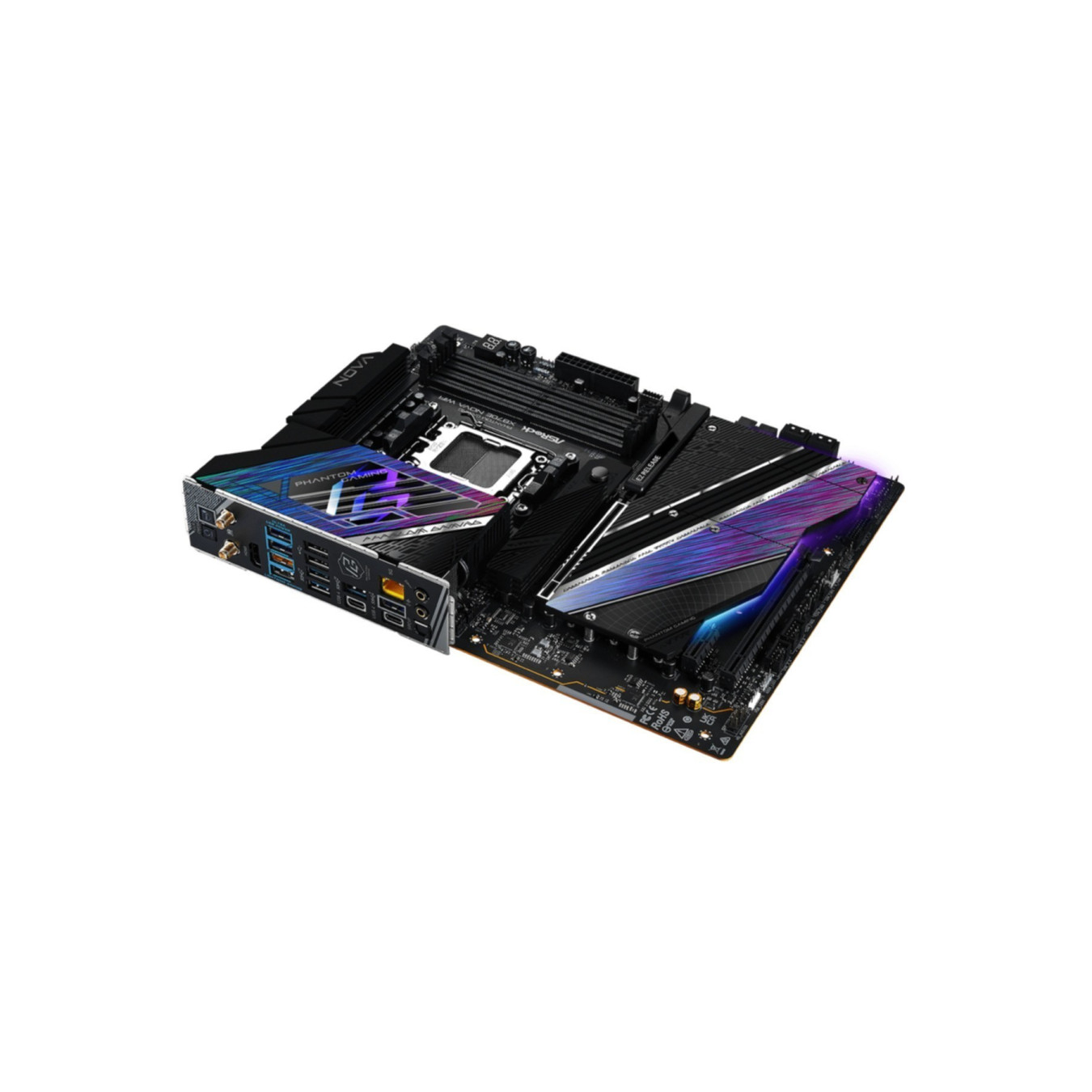 ASRock X870E Nova WiFi - AM5 ATX Motherboard - DDR5, 4x DIMM (256GB), PCIe 5.0, Wi-Fi 7, 5Gb LAN