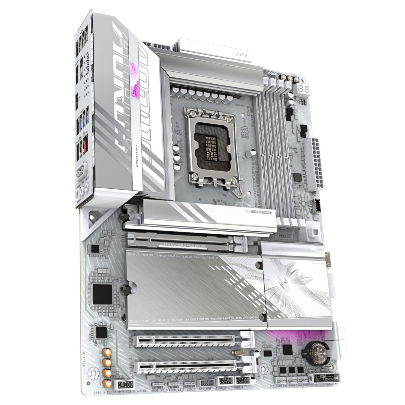 GIGABYTE GA-B860 A ELITE WF7 ICE - LGA 1851 Socket, ATX, DDR5, 256GB Max — Buy in Cyprus with Fast Delivery