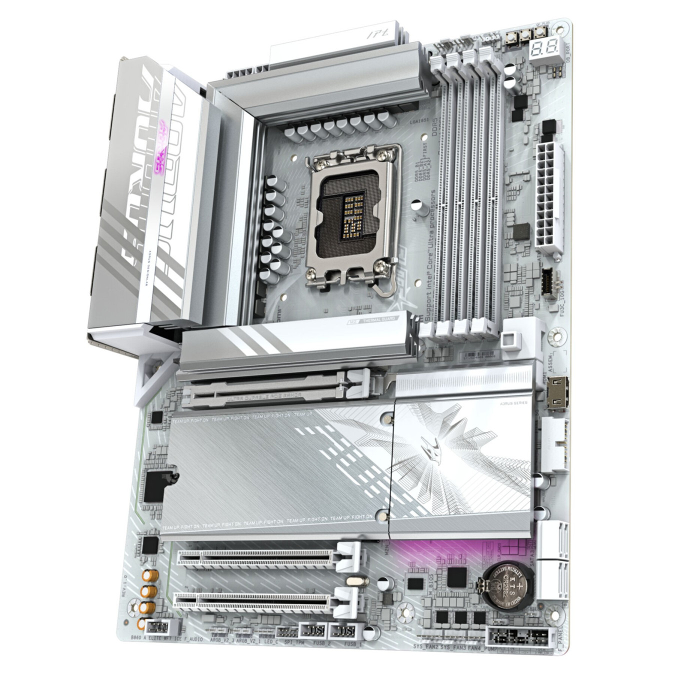 GIGABYTE GA-B860 A ELITE WF7 ICE - LGA 1851 Socket, ATX, DDR5, 256GB Max — Buy in Cyprus with Fast Delivery